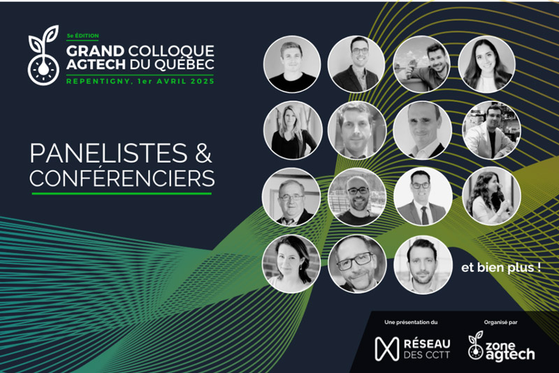 Grand colloque Agtech du Québec - Panelistes & Conférenciers